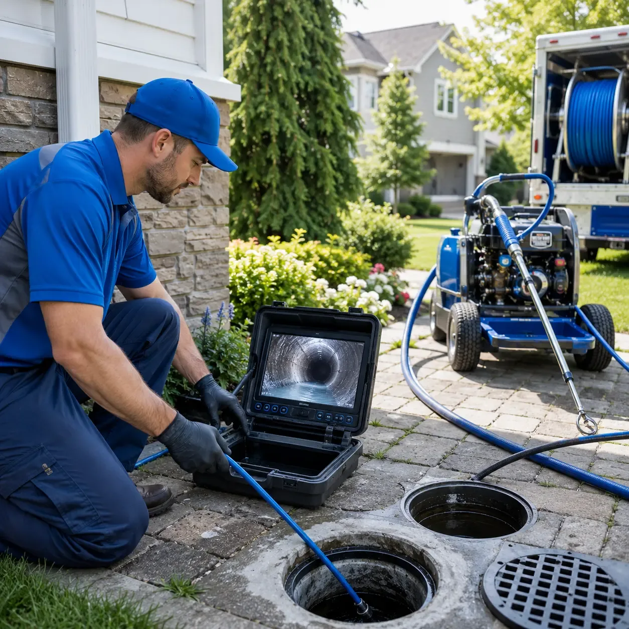 Outdoor drain cleaning professionals serving Sapphire, NC