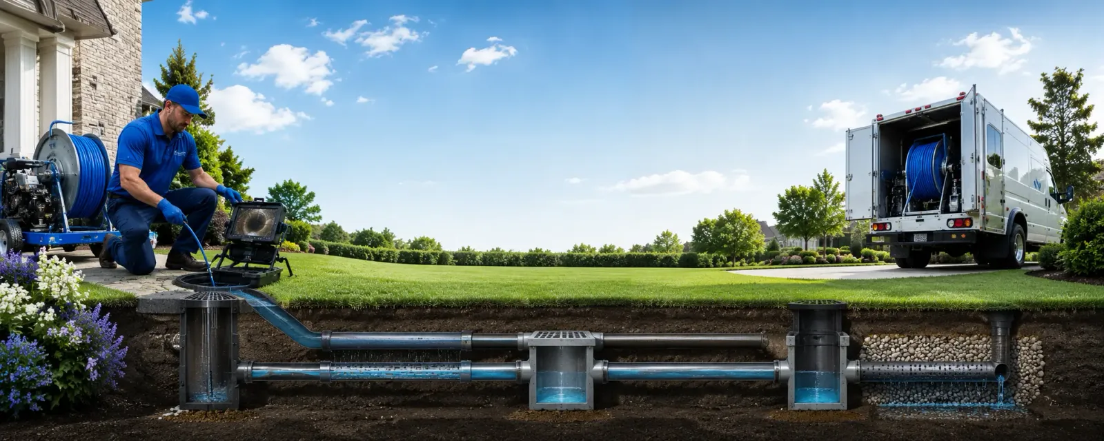 Outdoor drain cleaning information for Sapphire, NC